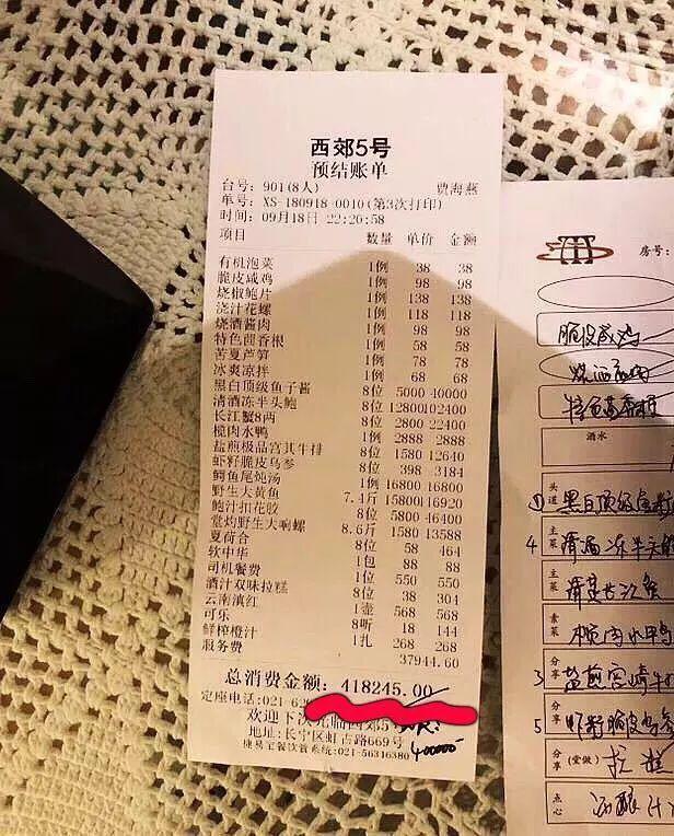 貴得有理！上熱搜的41萬元“天價菜單”